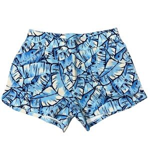 Janie and Jack Blue Tropical Print Shorts
